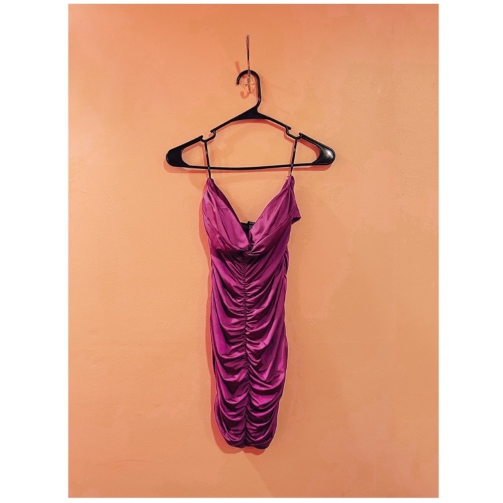 Forever 21 Purple Strapless Bodycon Dress